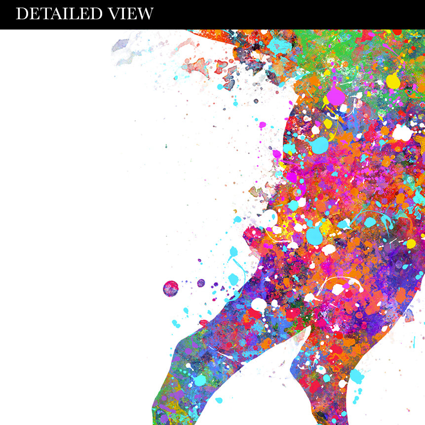 Bull Terrier Watercolour Art