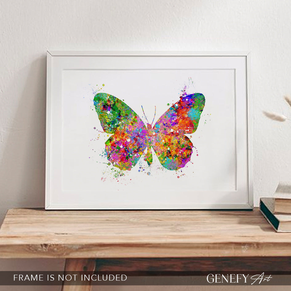 Butterfly Watercolour Print