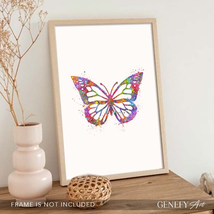 Butterfly Watercolour Print