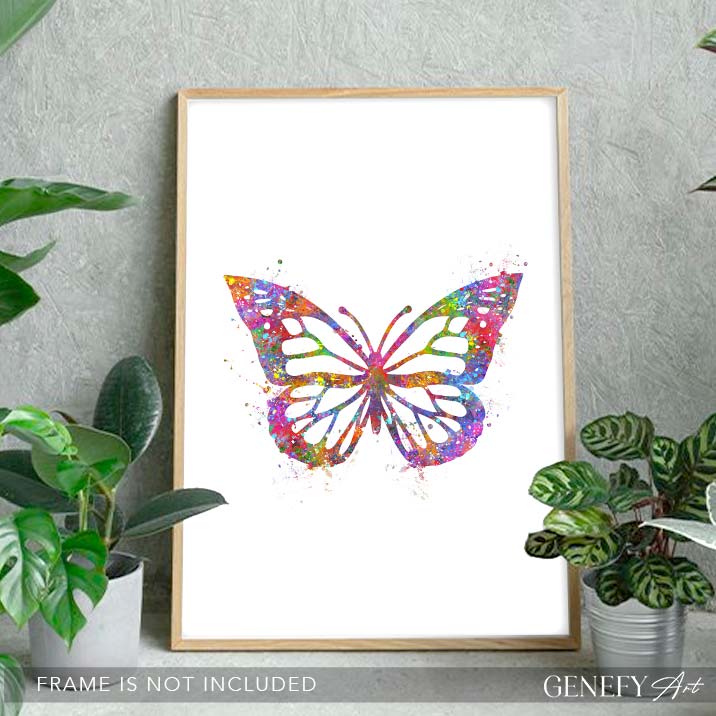 Butterfly Watercolour Print