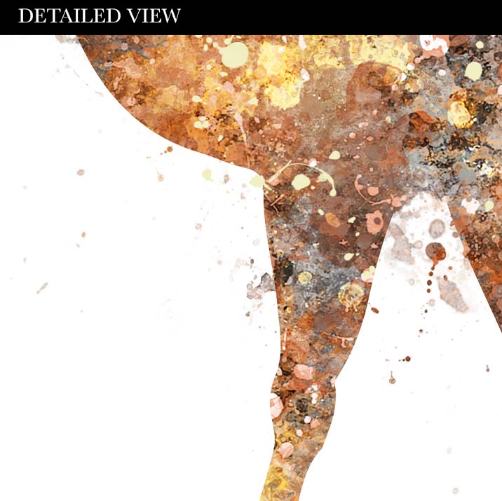 Camel Watercolour Print