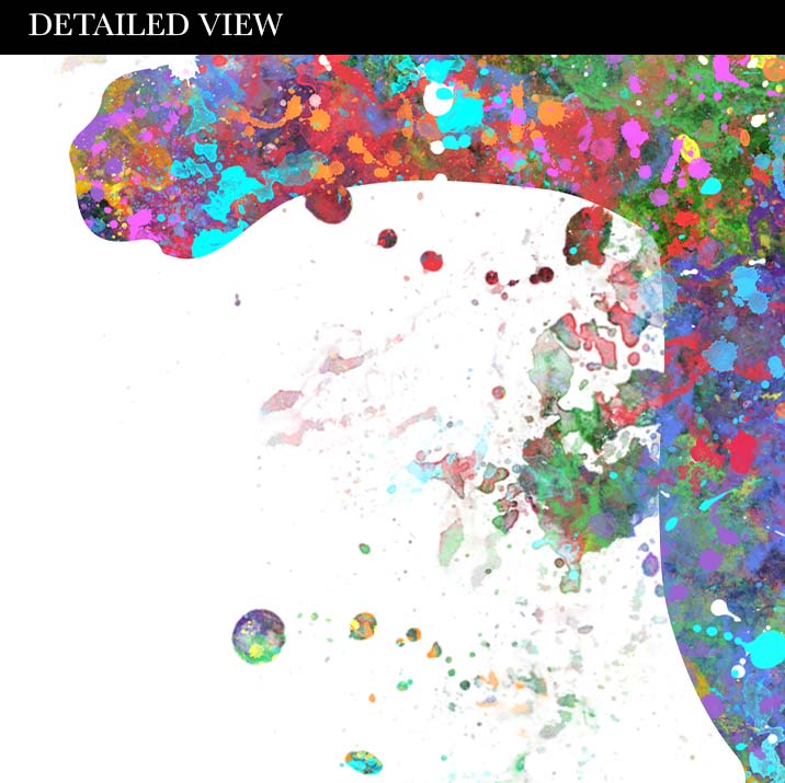 Cat and Butterflies Watercolour Print