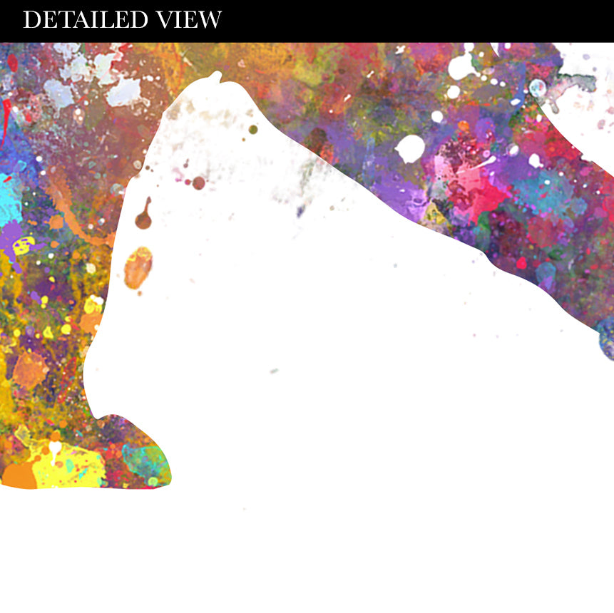 Cat Walking Watercolour Art