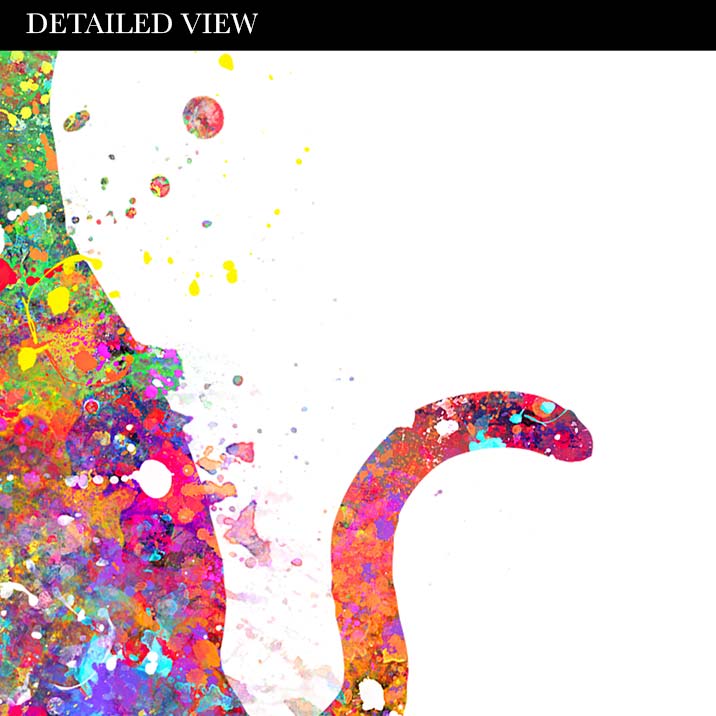 Cats Dancing Watercolour Print