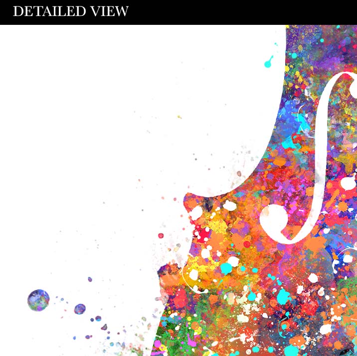 Cello Watercolour Art