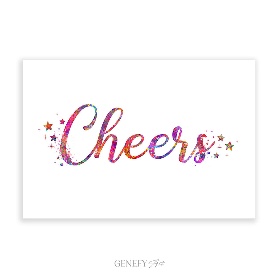 Cheers Print