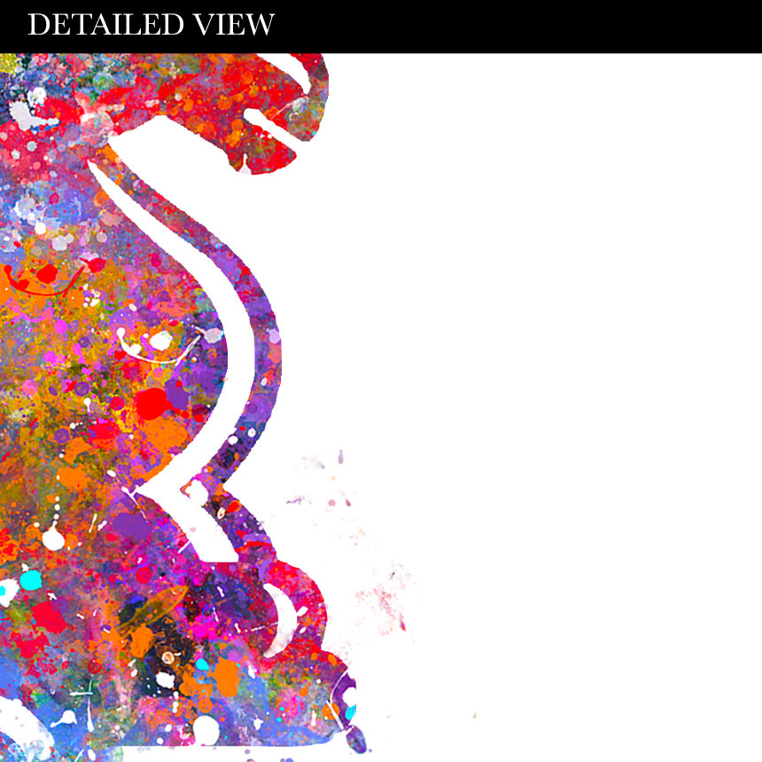 Chess Watercolour Art Print