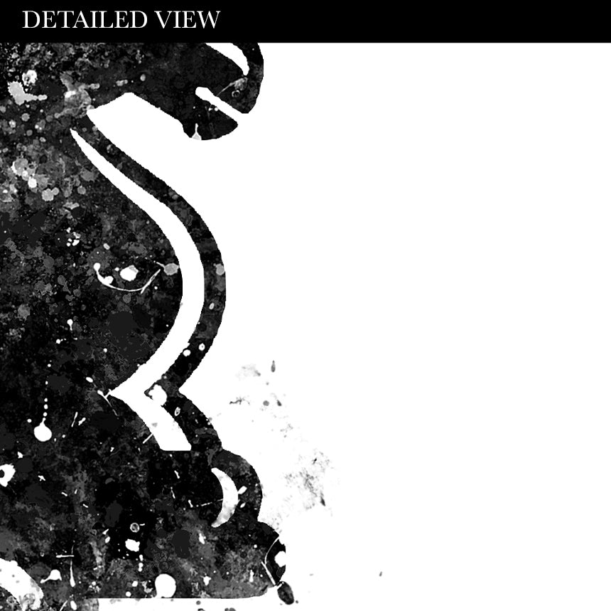 Chess Black and White Art Print