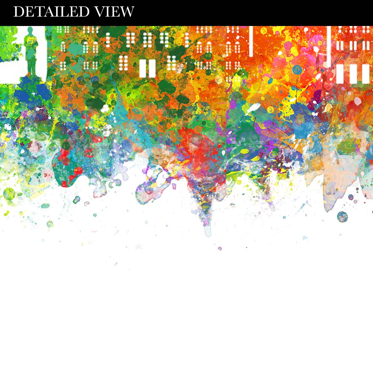 Cincinnati Skyline Watercolour Print - Genefy Art