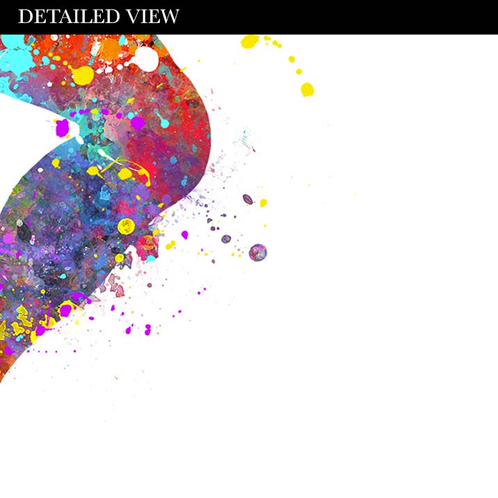 Running Couple Watercolour Print