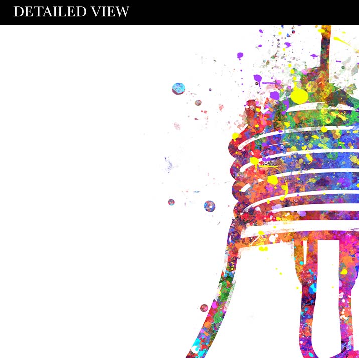 Courage Quote Watercolour Print