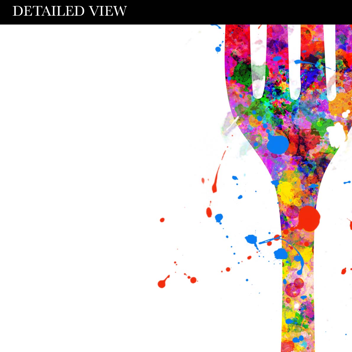 Cutlery Watercolour Kitchen Print - Genefy Art