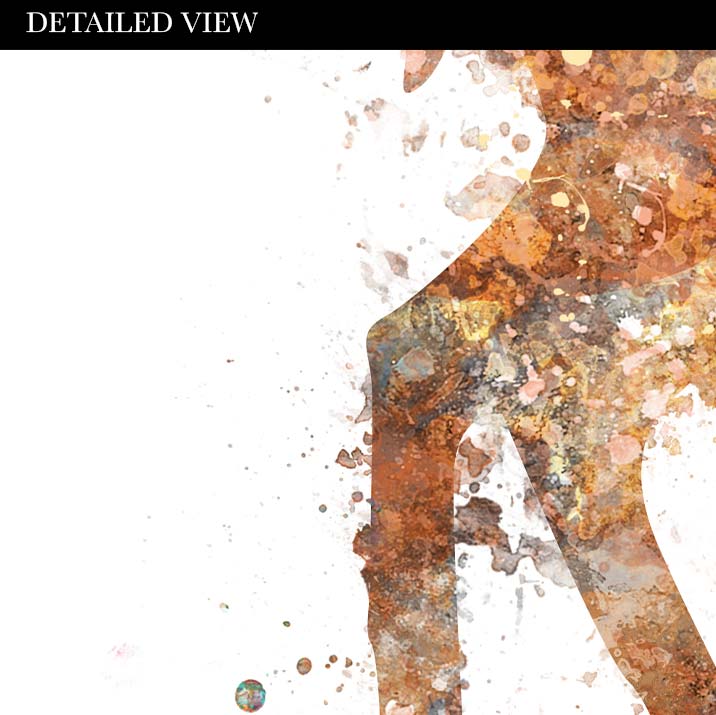 Deer Watercolour Art Print