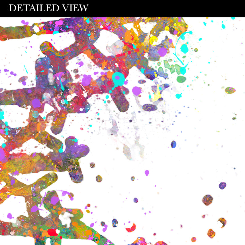 B-DNA Watercolour Art Print