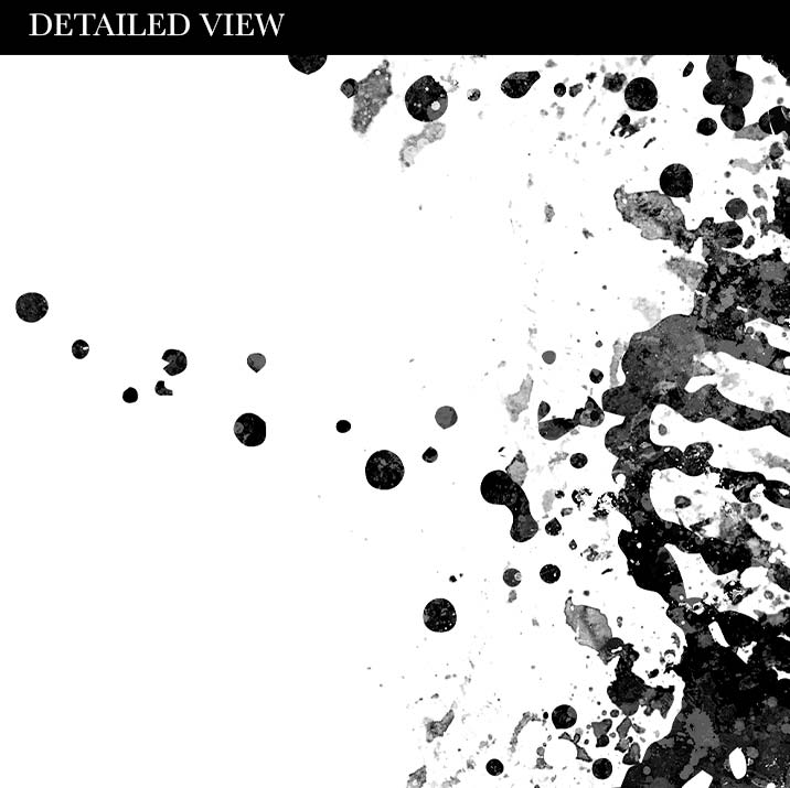 DNA Black and White Watercolour Art Print