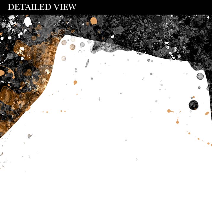 Doberman Black and White Watercolour Print