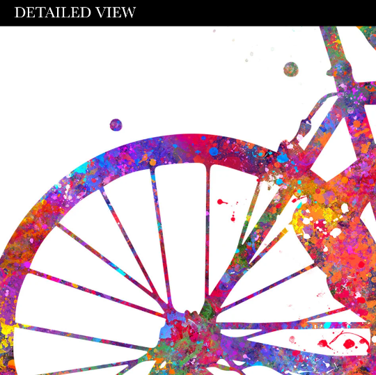 Personalised Couple Road Cyclist Watercolour Art Print