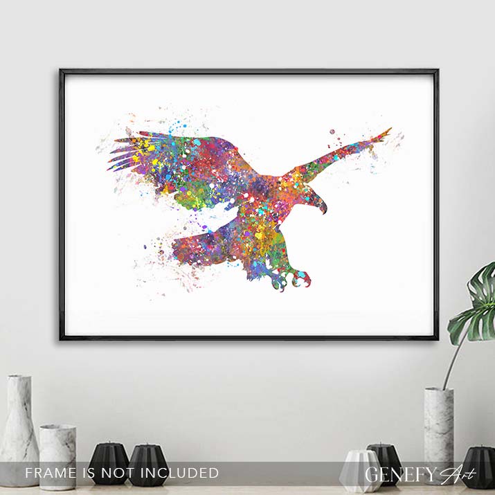 Eagle Watercolour Print