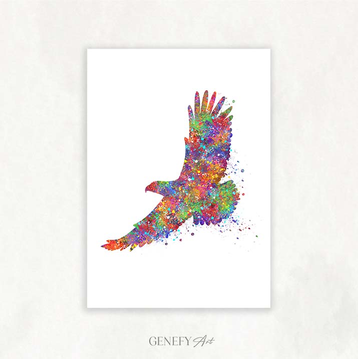 Eagle Watercolour Print