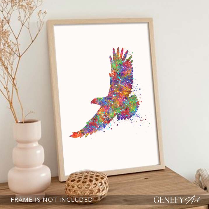 Eagle Watercolour Print