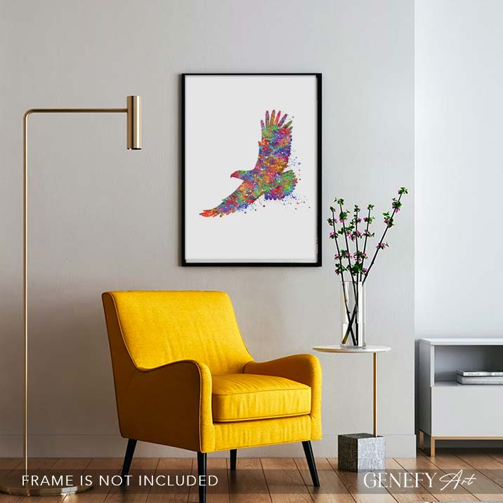 Eagle Watercolour Print