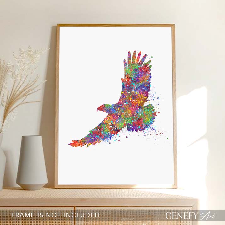 Eagle Watercolour Print