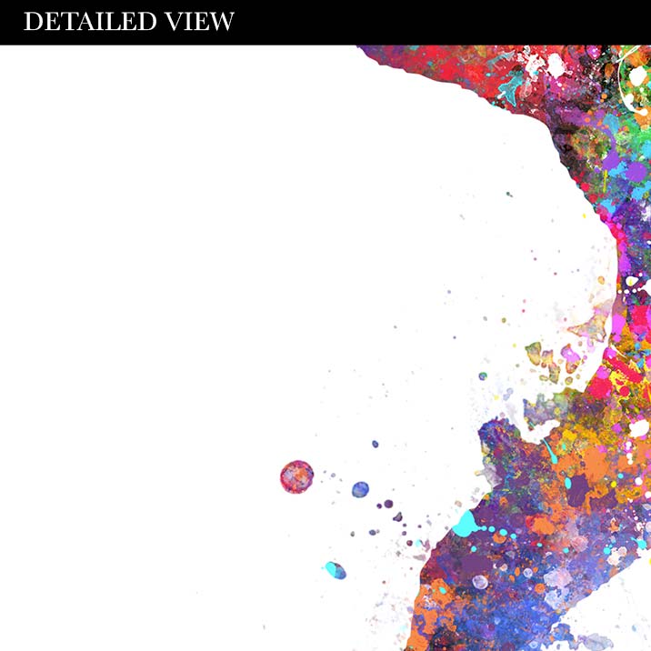 Elephant and Giraffe Watercolour Art