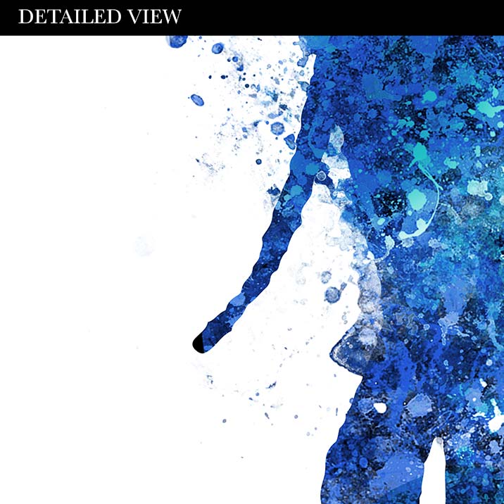 Elephant Herd Family of 4 Watercolour Art