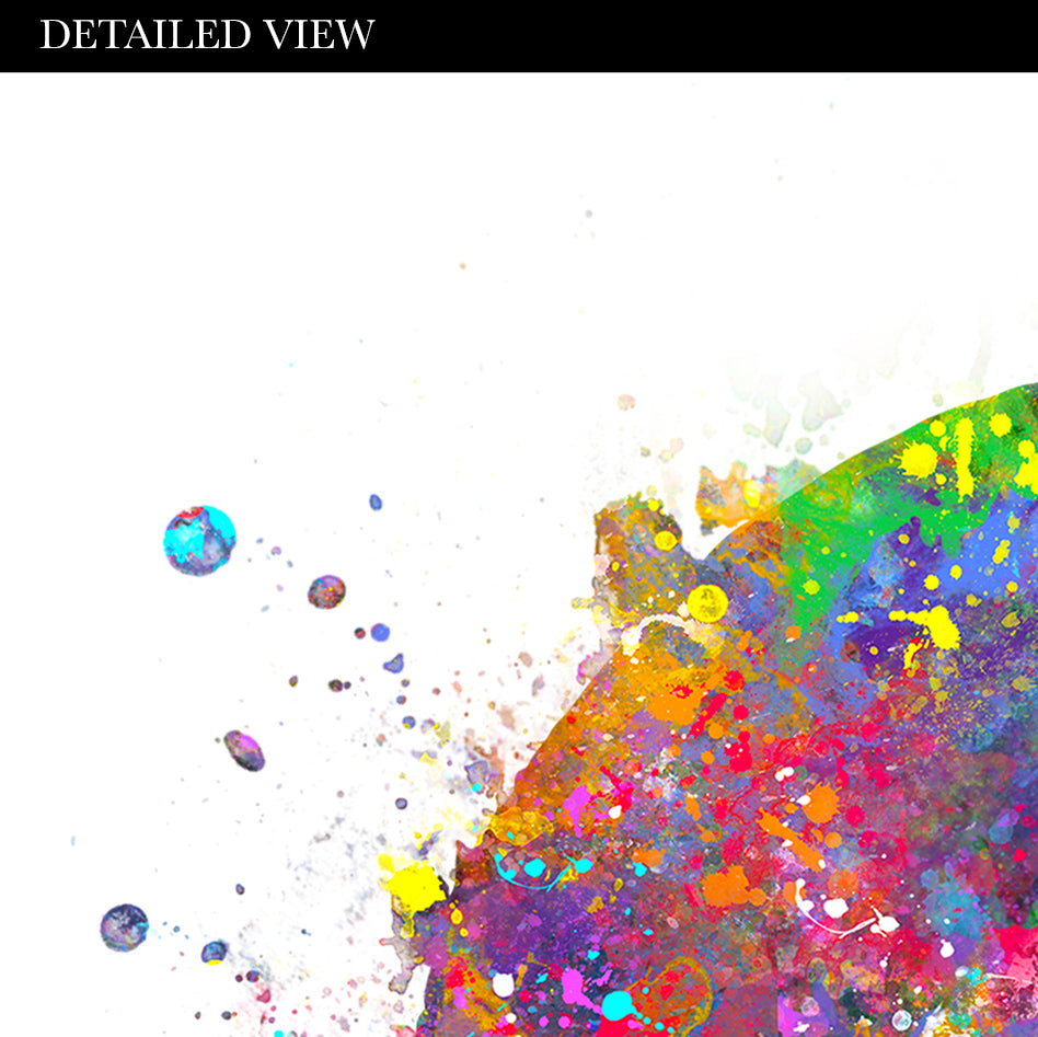 Personalised Elephant Family of 4 Art Print