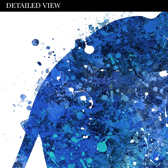 Elephant Herd Family of 5 Watercolour Art