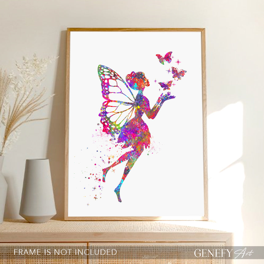 Fairy Watercolour Art Print