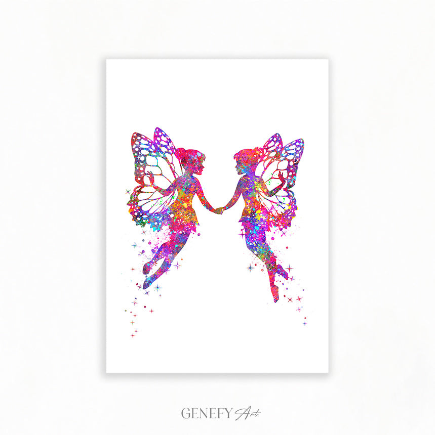 Fairy Watercolour Art Print