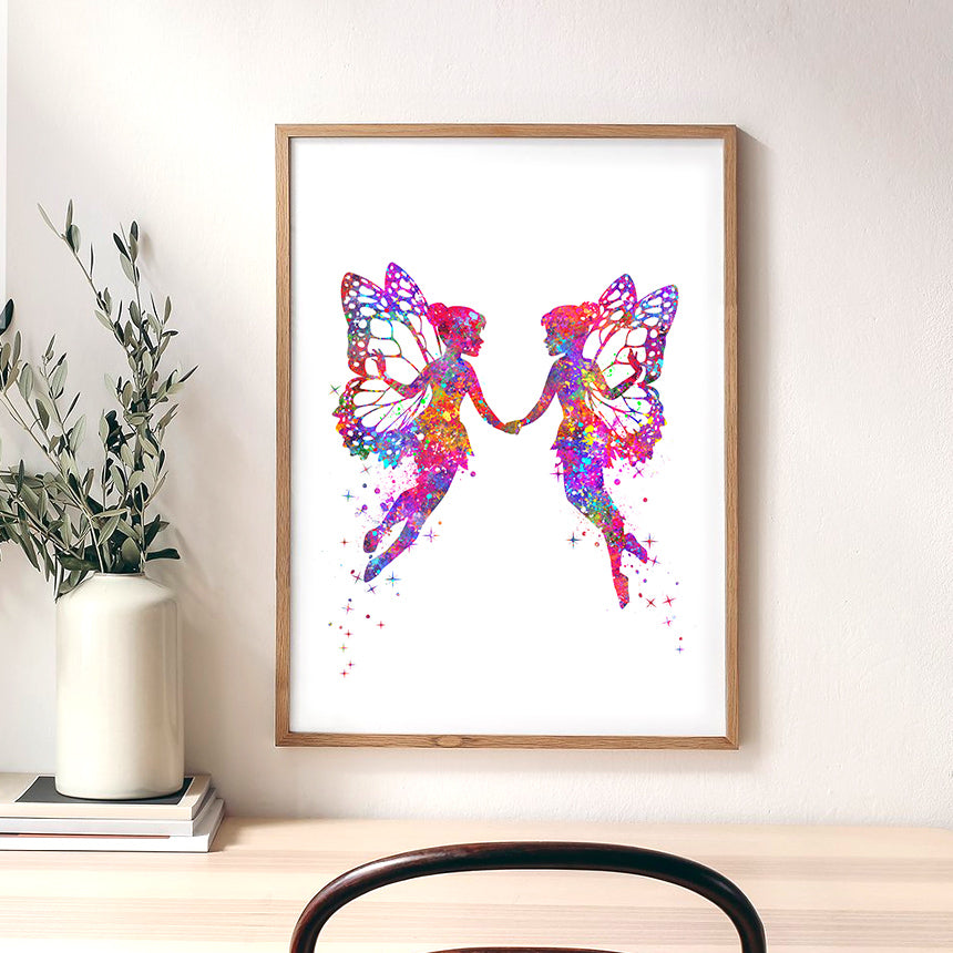 Fairy Watercolour Art Print