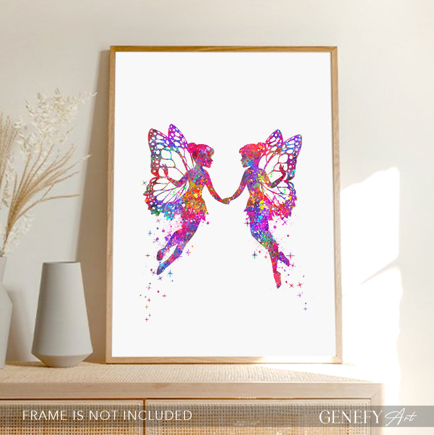 Fairy Watercolour Art Print