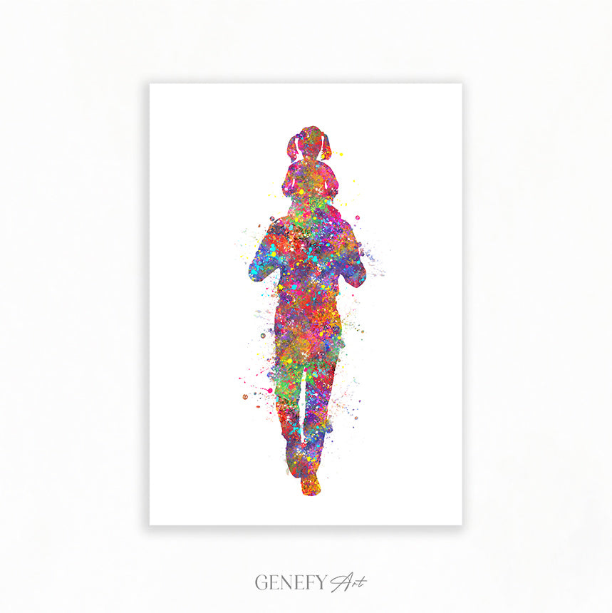 Father and Daughter Art Print