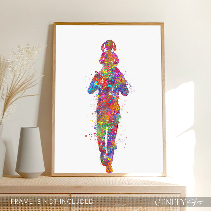 Father and Daughter Art Print