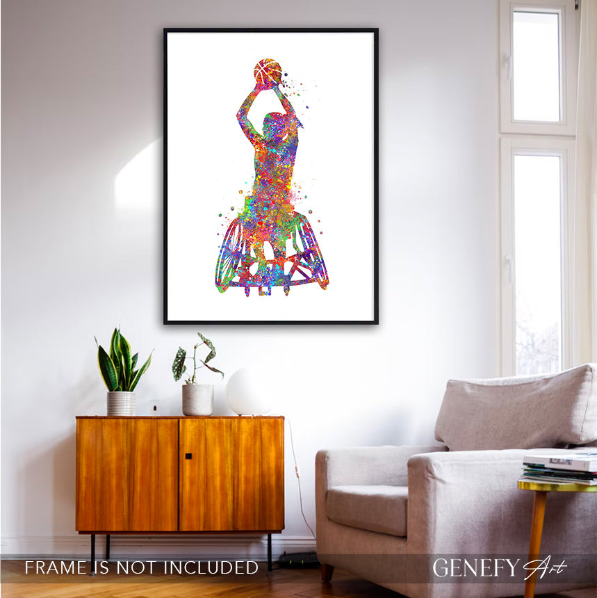 Female Basketball Wheelchair Athlete