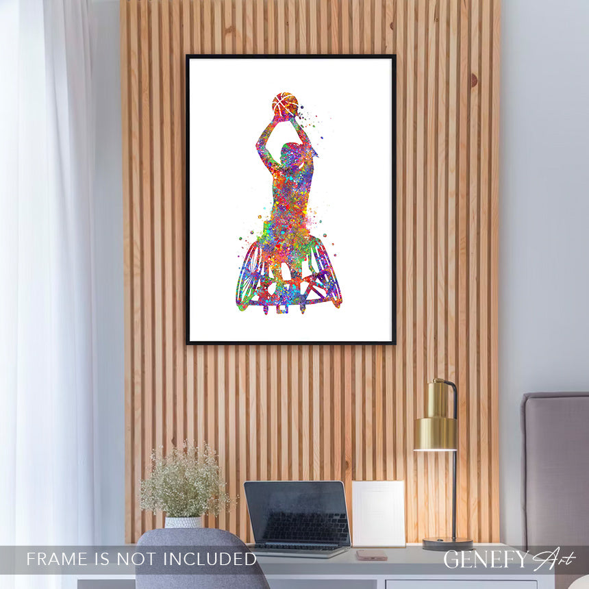 Female Basketball Wheelchair Athlete