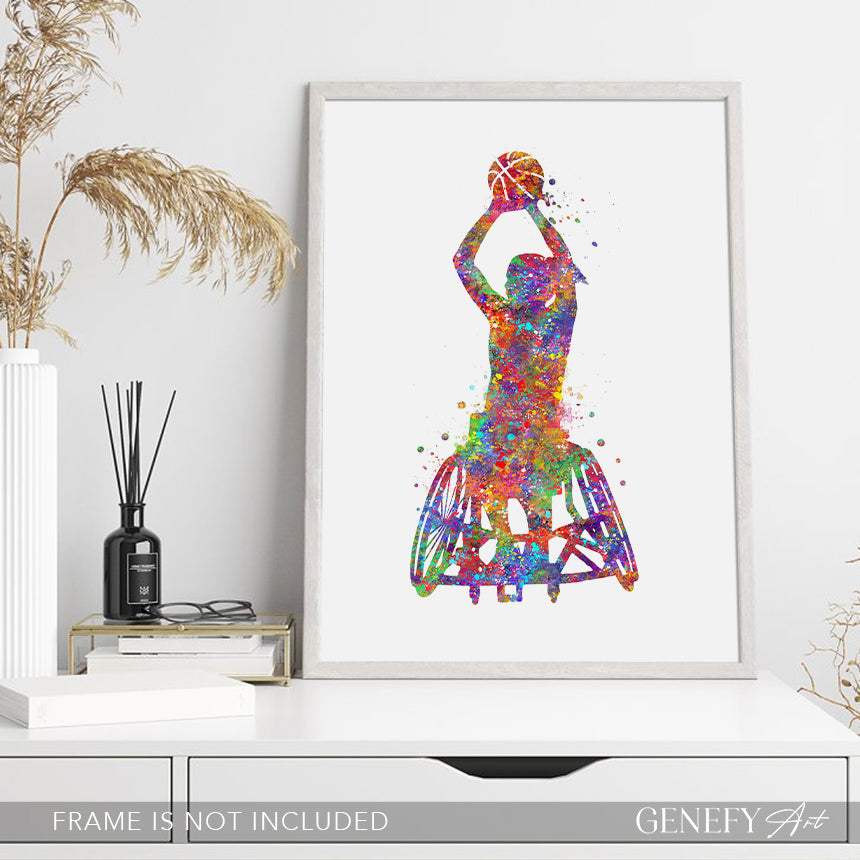 Female Basketball Wheelchair Athlete