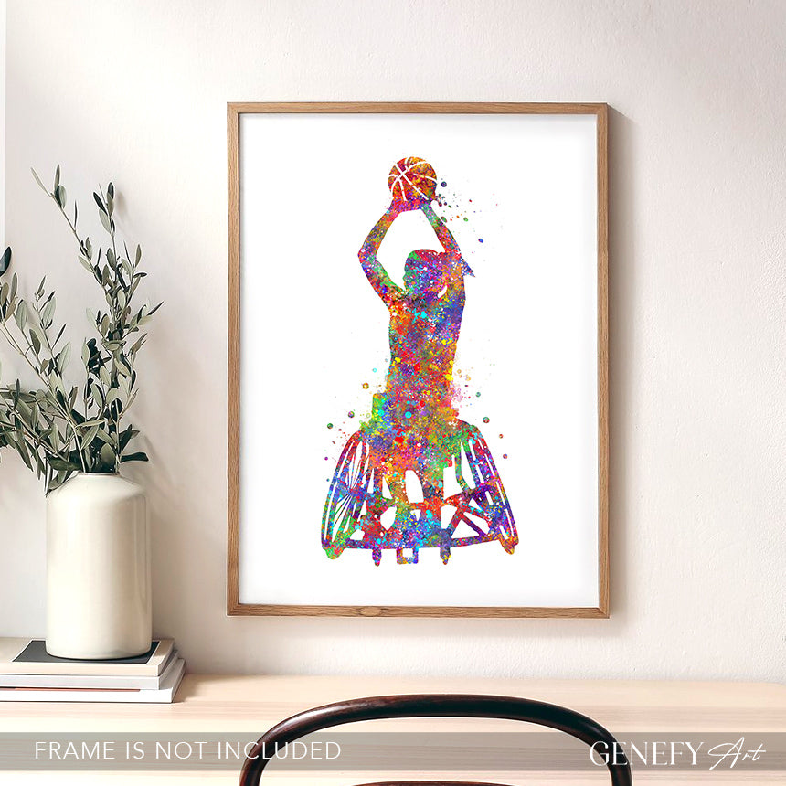 Female Basketball Wheelchair Athlete