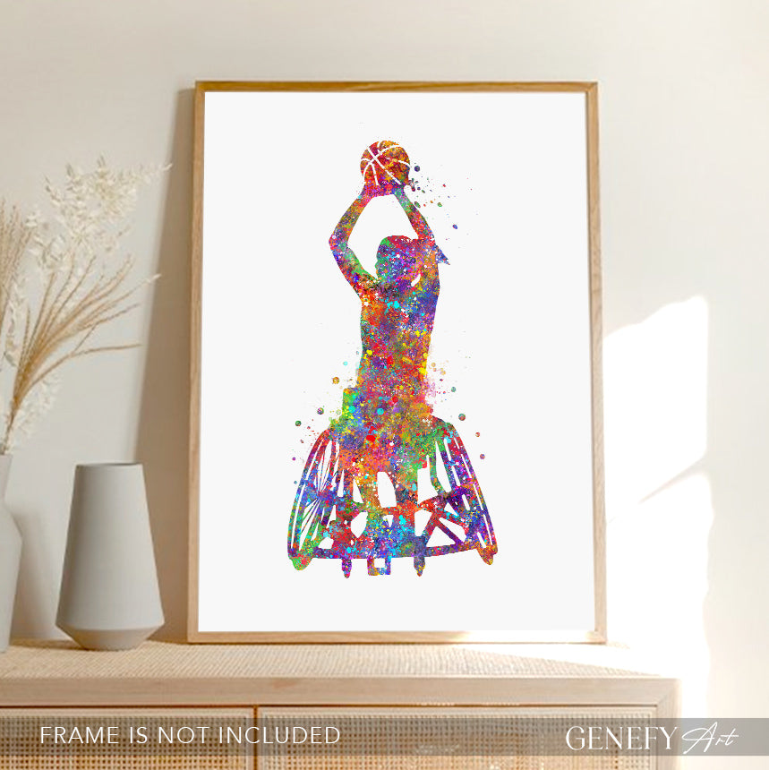 Female Basketball Wheelchair Athlete