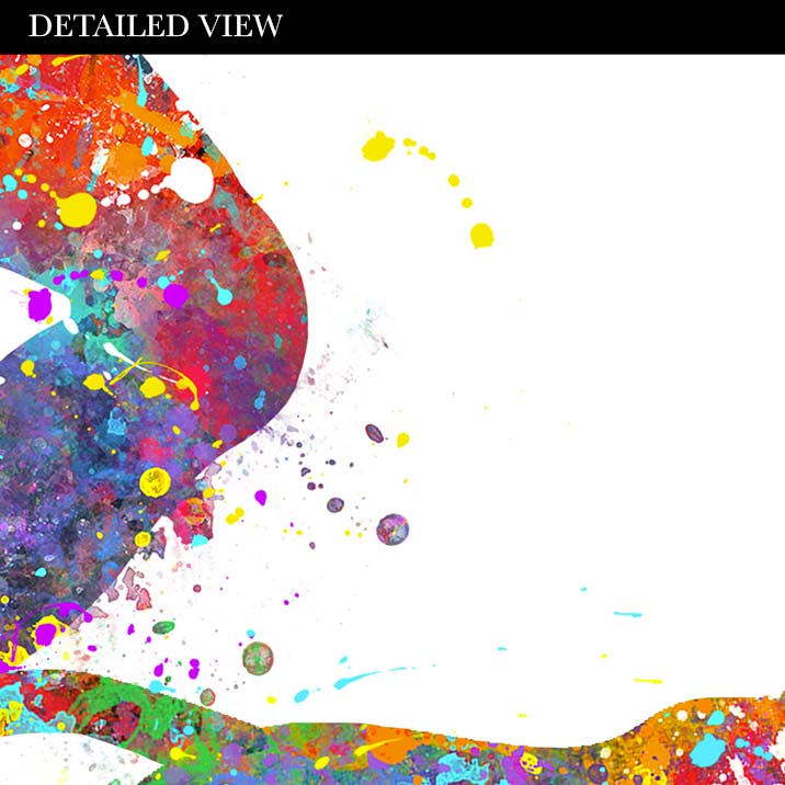 Female Runner with Pet Dogs Watercolour Print