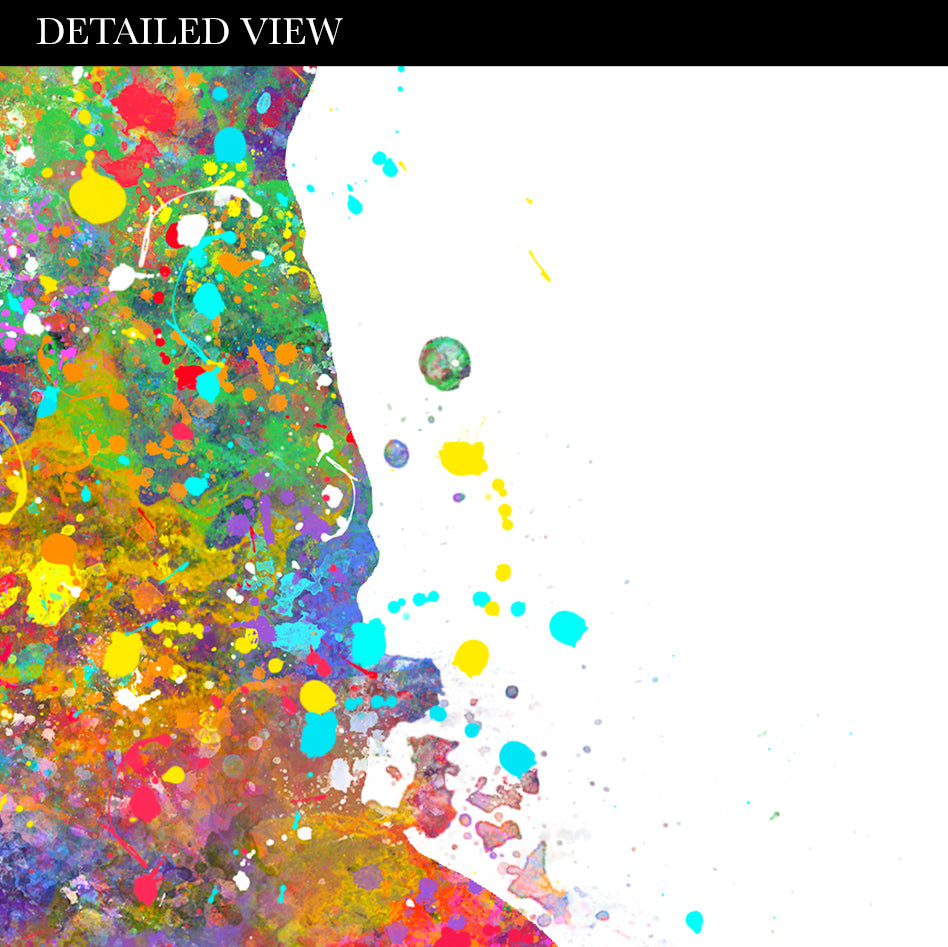 Female Soccer Watercolour Print