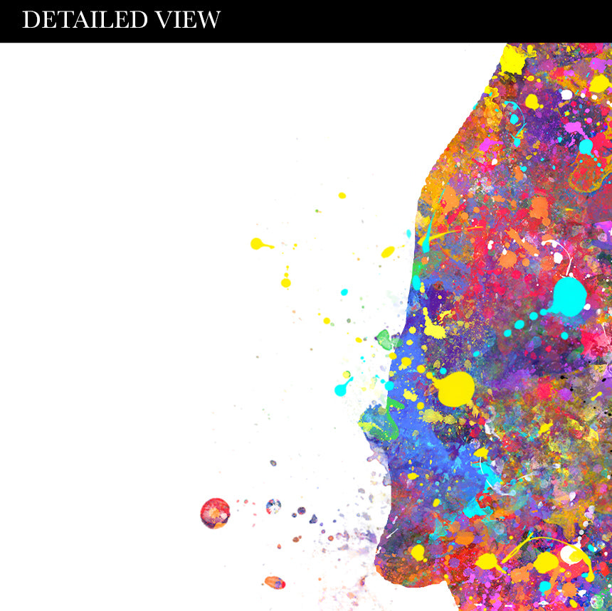 Female Tennis Player Watercolour Art Print