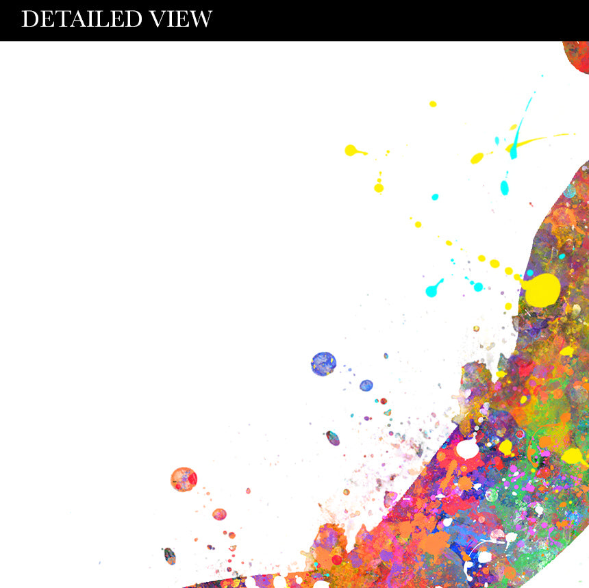 Female Tennis Player Watercolour Art Print