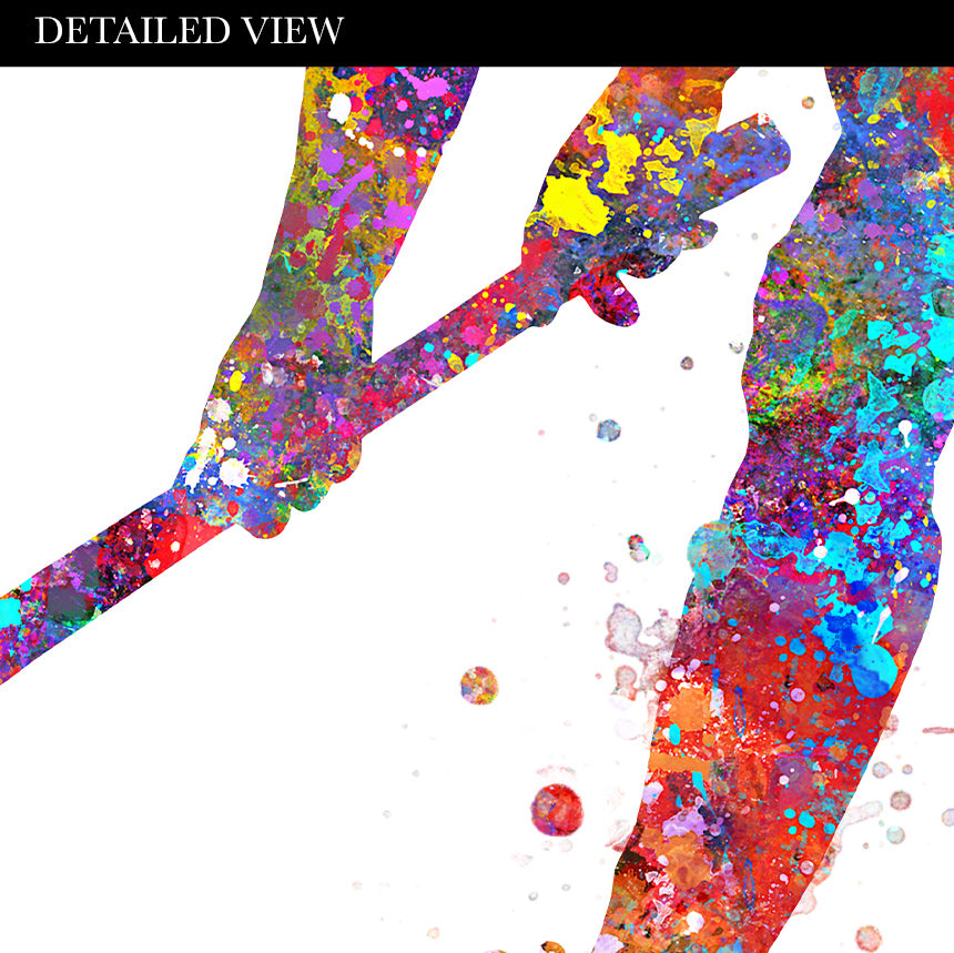 Male Field Hockey Print