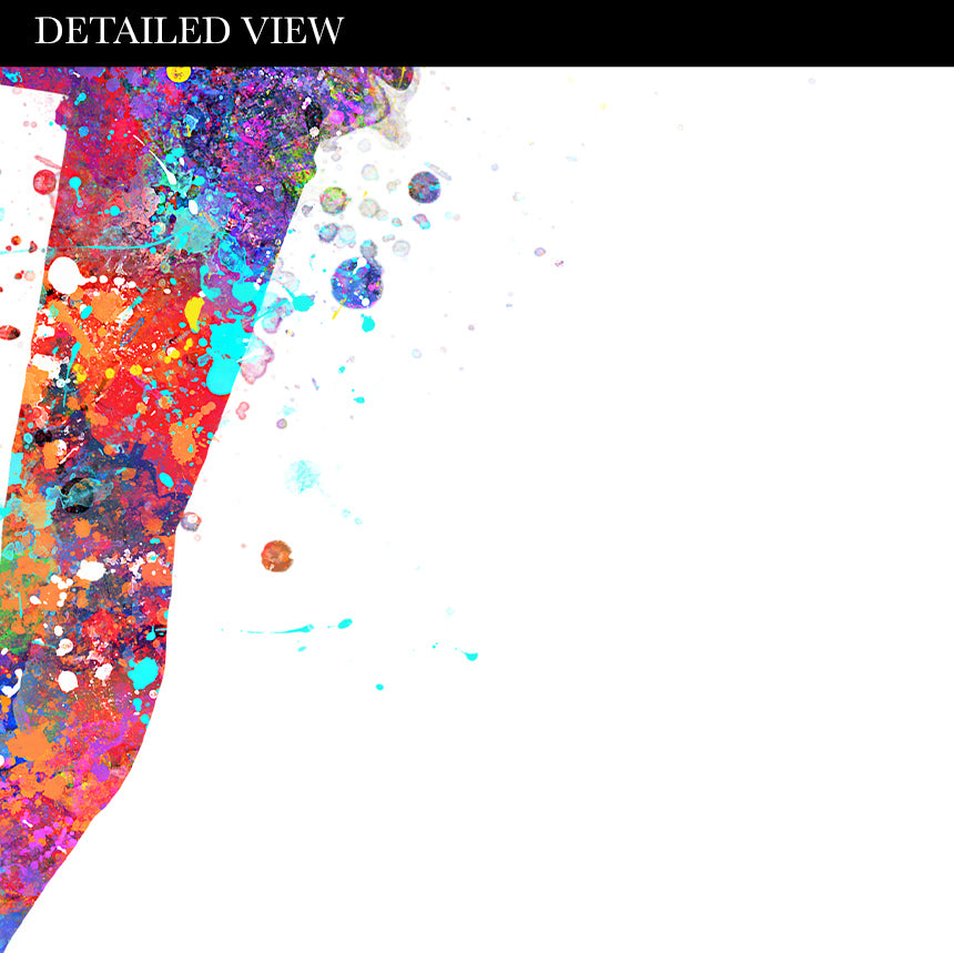 Figure Skating Watercolour Art Print