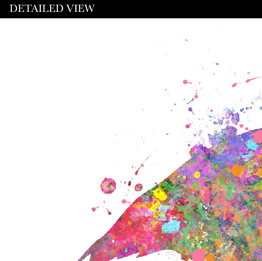 Flamingo Couple Love Quote Watercolour Print