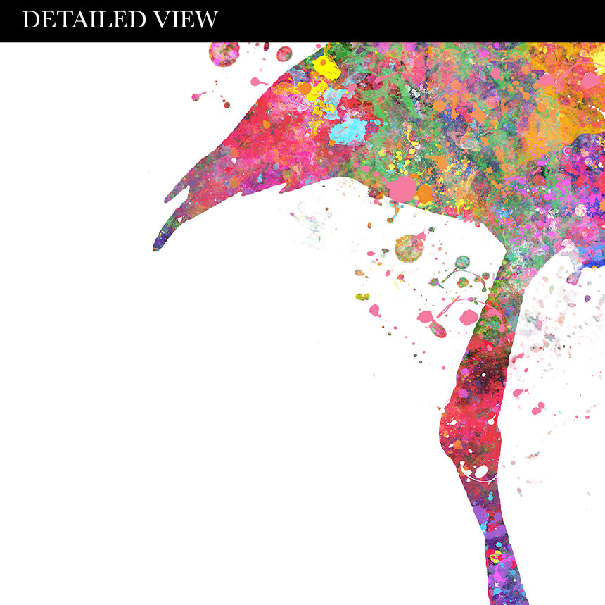 Flamingo Couple Love Quote Watercolour Print