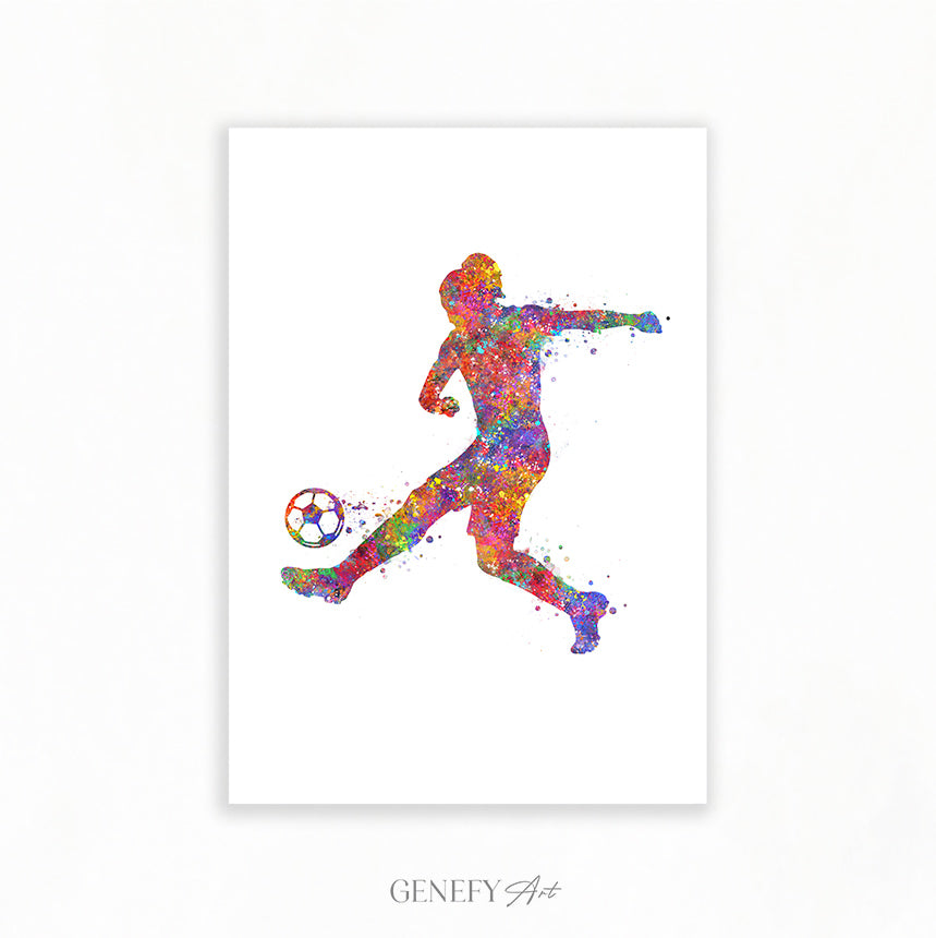 Football Painting, Football Art, Soccer Art, Soccer Painting